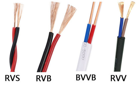 RVS与RVB、BVVB、<a href='http://www.5xiaobai.cn/rvvdianxian/' target='_blank'><u>RVV电线</u></a>